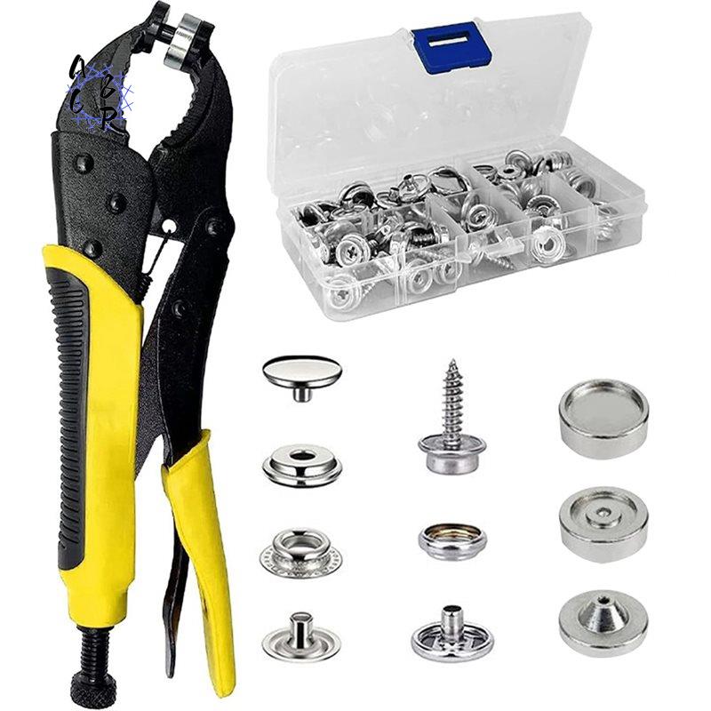 Snap Plier Setter - A68P-헤비 듀티 스냅 패스너 툴 키트(스냅