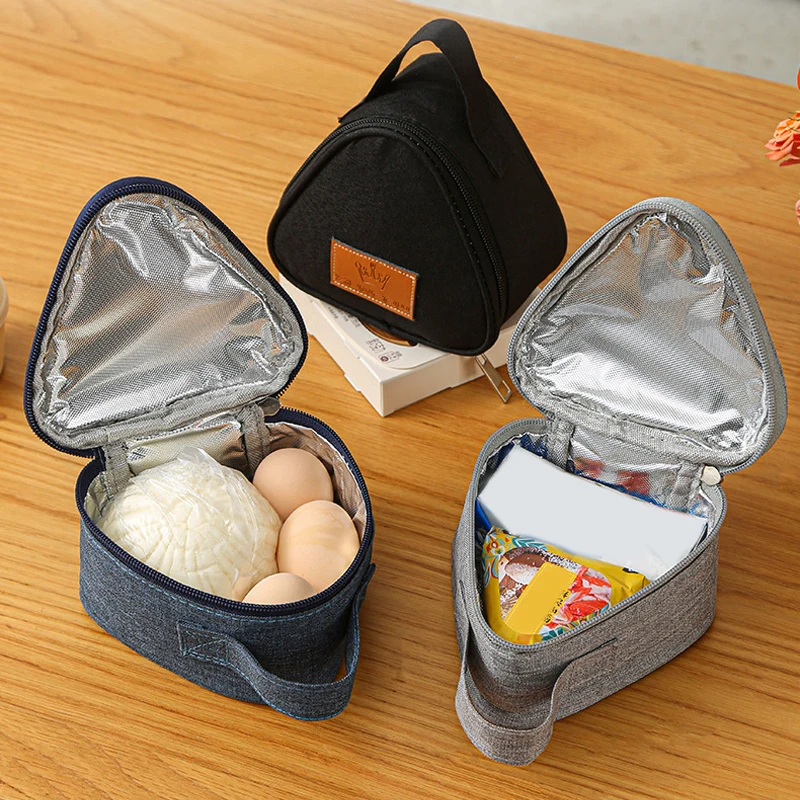 Thermoplastic Pellet - 새로운 삼각형 보온 도시락 가방 미니