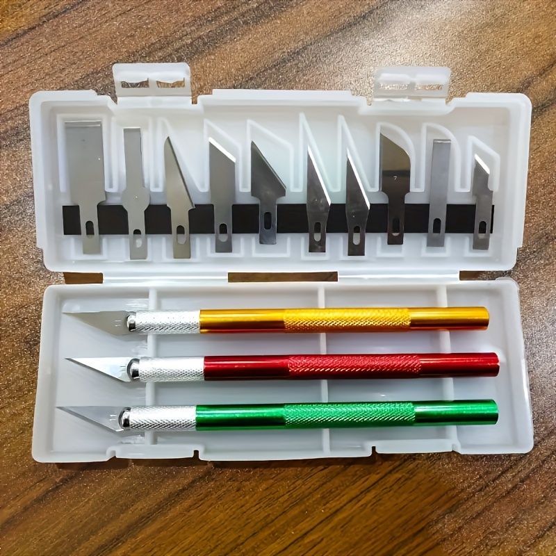 Craft Knife Set - 13pcs 알루미늄 합금 조각 칼 세트,