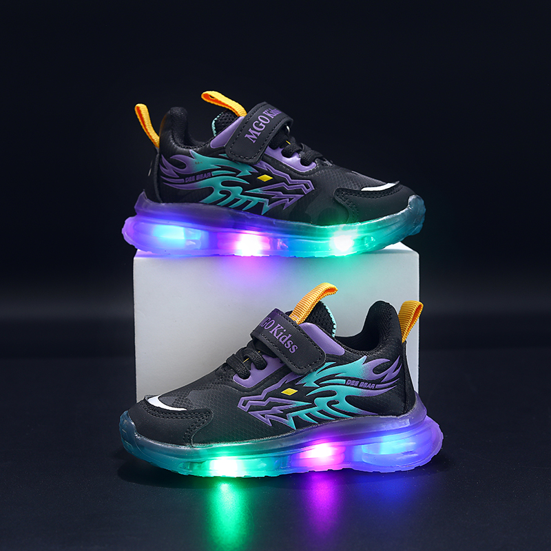 Mgo Kidss Teen Led Cartoon Dra - Velcro Hook Loop 리뷰 및 가격