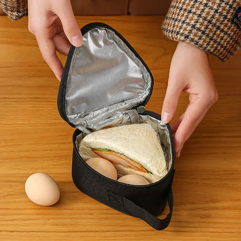 새로운 삼각형 보온 도시락 가방 미니 포일 학생용 밥주 - Thermoplastic Pellet 리뷰 및 가격