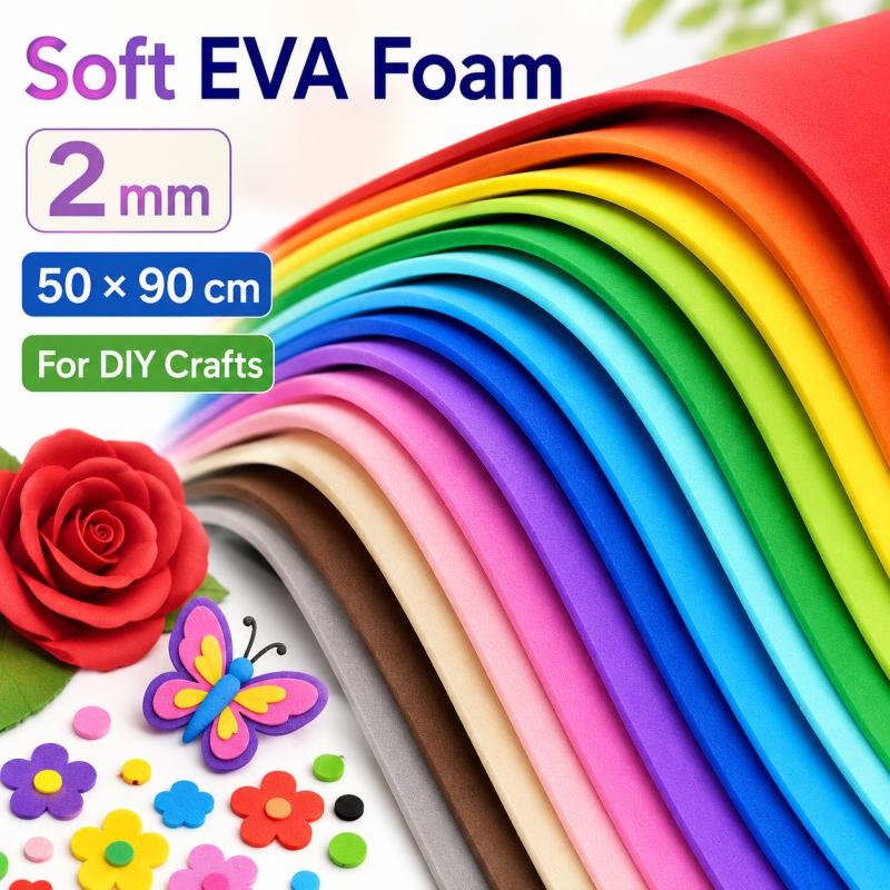 다채로운 EVA 폼 시트 2mm 두께 50x90cm 부 - Cosplay Props Eva Foam 리뷰 및 가격